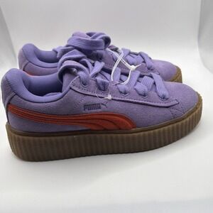 Size 7.5 - Fenty x Puma Creeper Phatty Lavender Burnt Red W